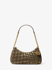 Borsa a spalla Nolita Medium in pelle intrecciata Michael Kors