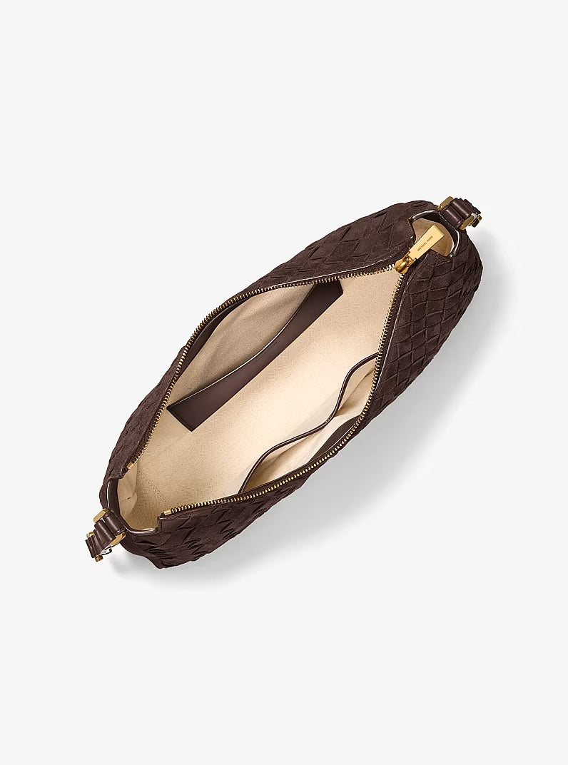 Borsa a spalla Nolita Medium in pelle scamosciata Michael Kors