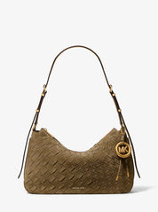 Borsa a spalla Nolita Medium in pelle scamosciata Michael Kors