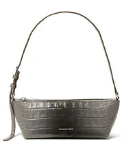 Michael Kors Laila Small crocodile-embossed leather shoulder bag