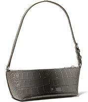 Michael Kors Laila Small crocodile-embossed leather shoulder bag