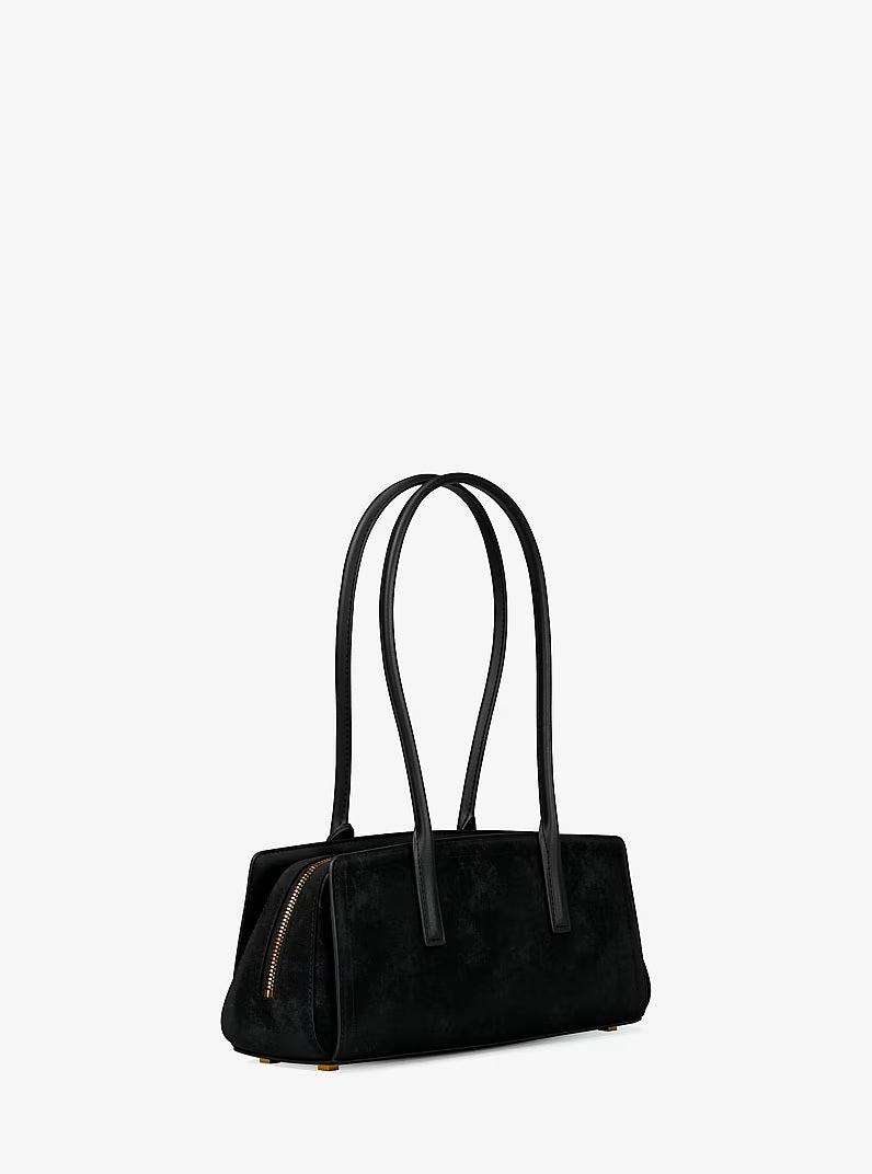 Borsa a spalla Laila Small in pelle scamosciata Michael Kors