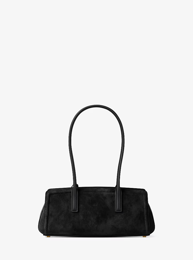 Borsa a spalla Laila Small in pelle scamosciata Michael Kors
