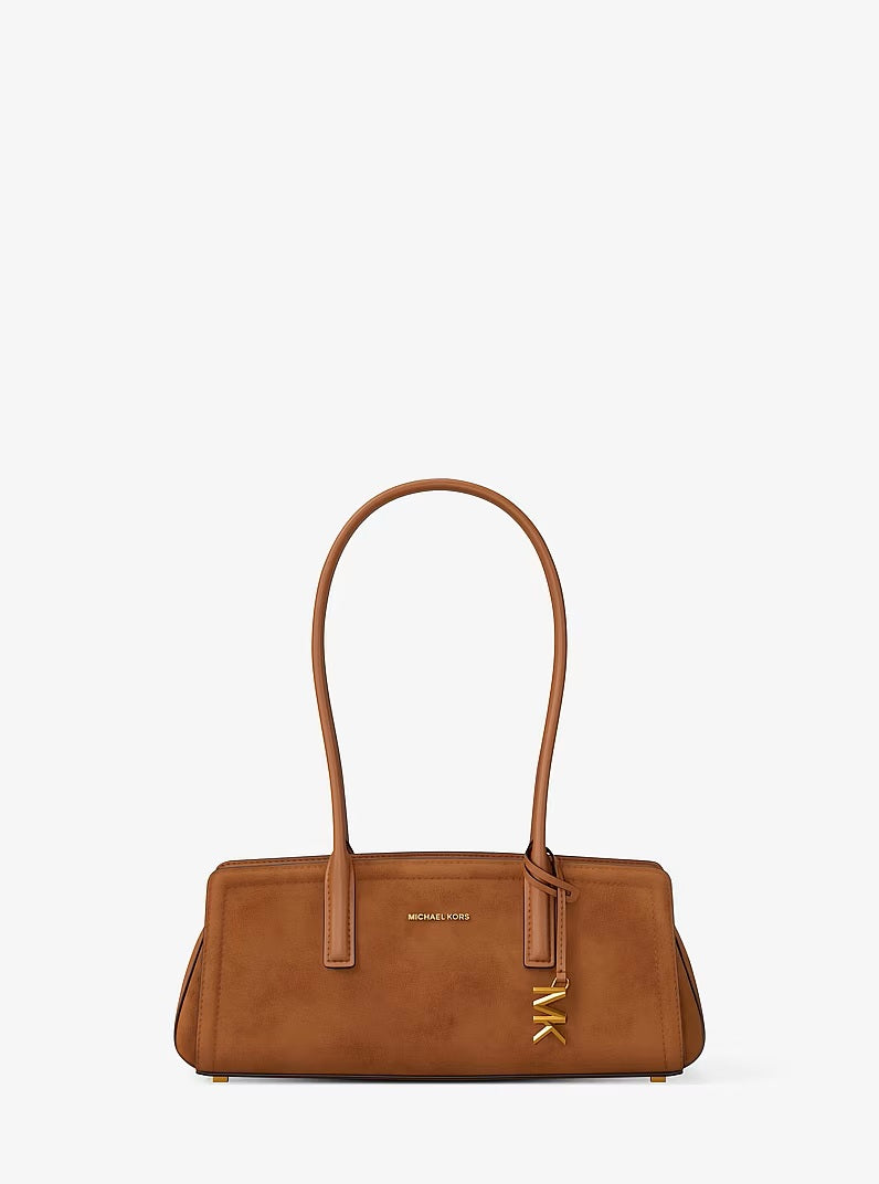 Borsa a spalla Laila Small in pelle scamosciata Michael Kors