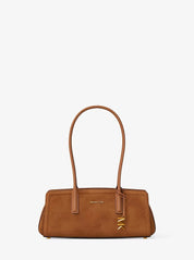 Borsa a spalla Laila Small in pelle scamosciata Michael Kors