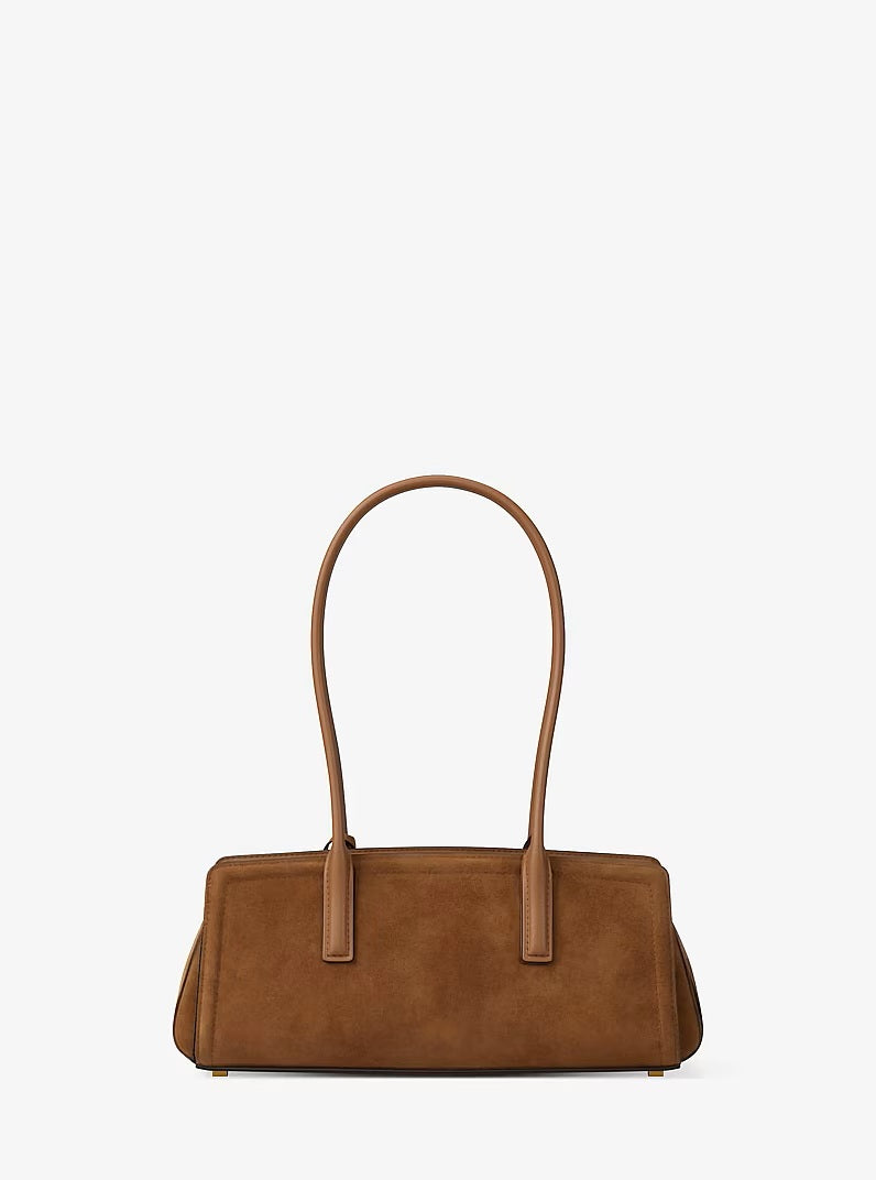 Borsa a spalla Laila Small in pelle scamosciata Michael Kors