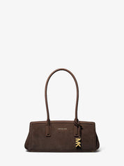 Borsa a spalla Laila Small in pelle scamosciata Michael Kors