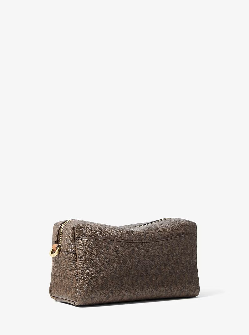 Borsa a spalla Bryant Small in tela con stampa logo Michael Kors