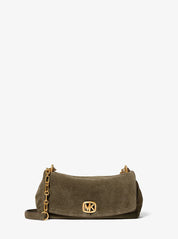 Michael Kors Bryant Small Suede Shoulder Bag