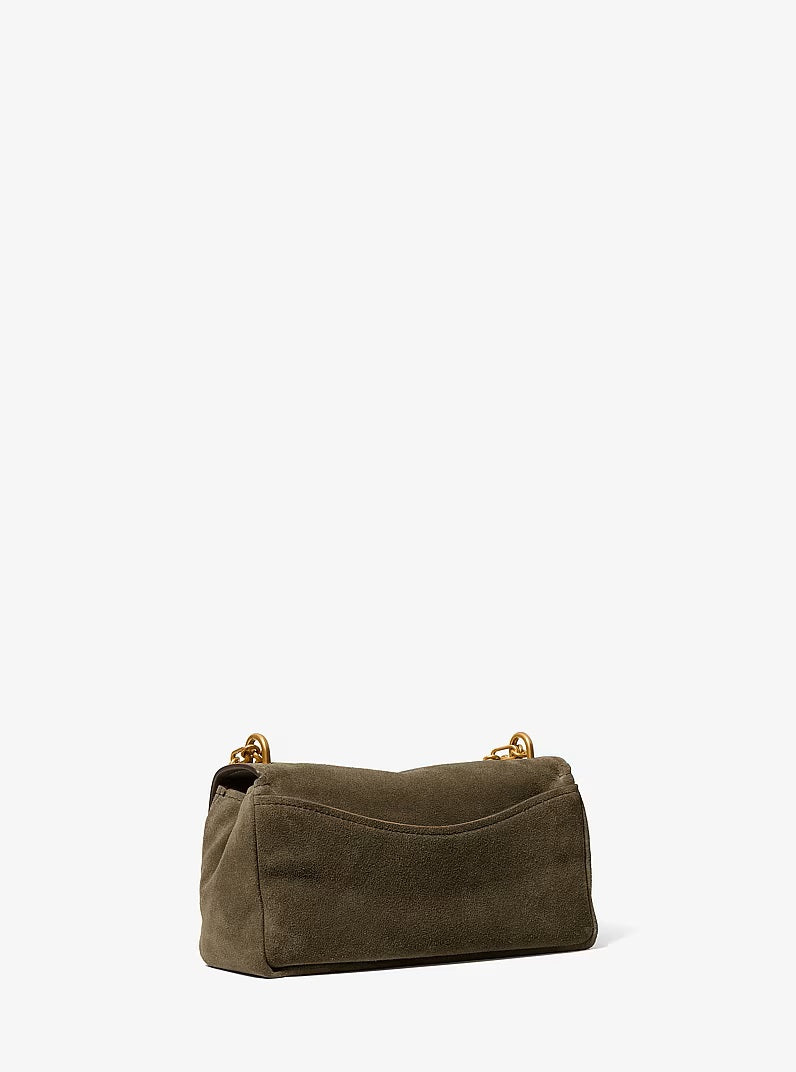 Michael Kors Bryant Small Suede Shoulder Bag