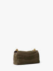 Michael Kors Bryant Small Suede Shoulder Bag
