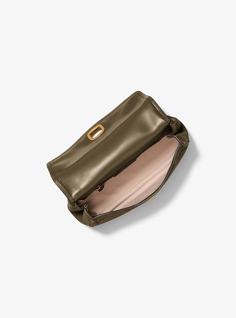 Michael Kors Bryant Small Suede Shoulder Bag