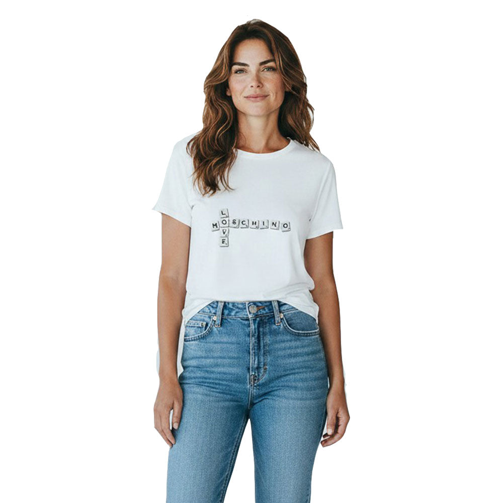 Love Moschino logo print T-shirt