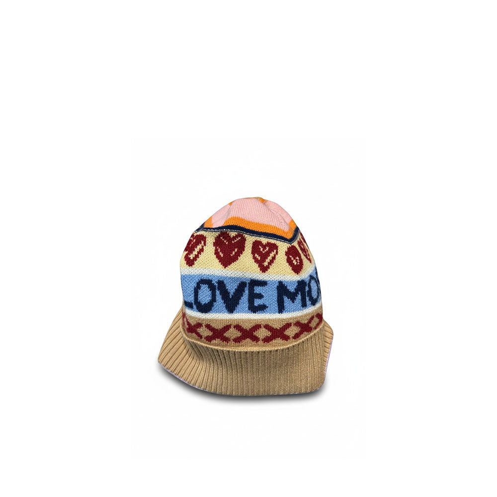 Cappello con fantasia Love Moschino