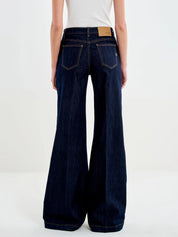 Jeans Elena Wide Leg Denim Rinse Vicolo