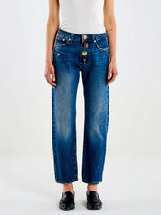 Jeans Zoe mit Schmuckknöpfen Vicolo