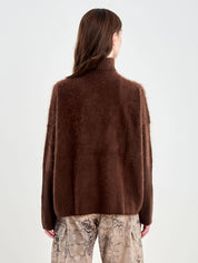 Vicolo brushed wool turtleneck