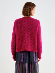 Vicolo open-knit cardigan