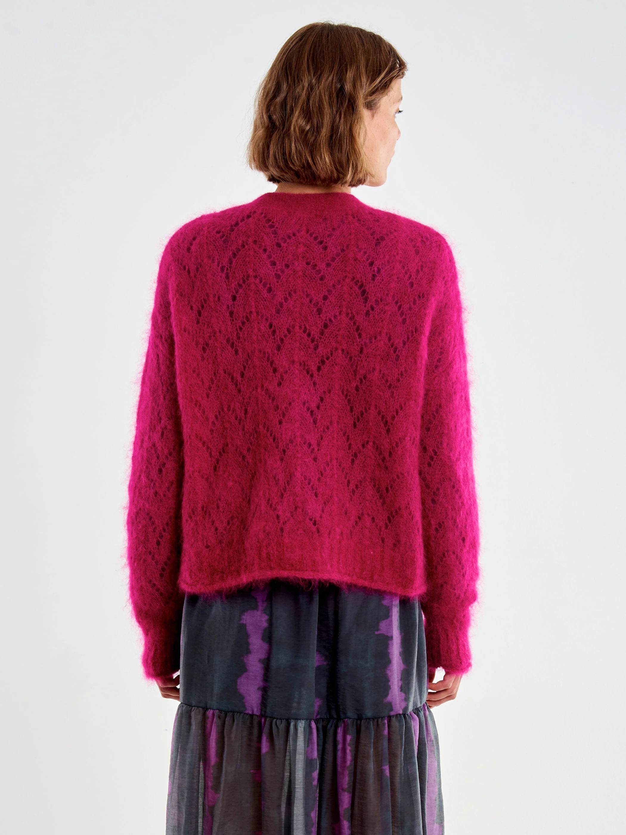 Vicolo open-knit cardigan