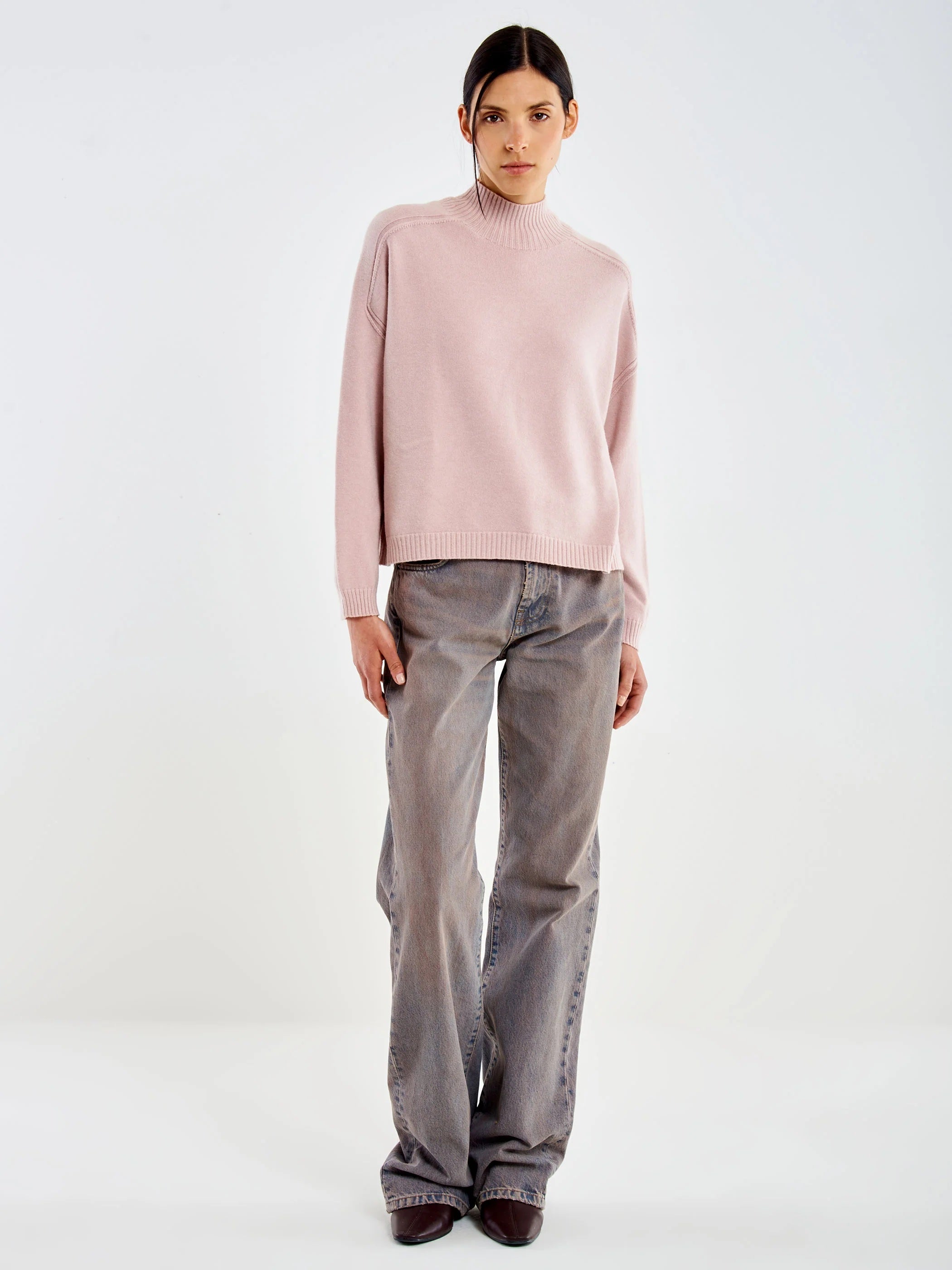 Rollkragenpullover aus Viskose Vicolo