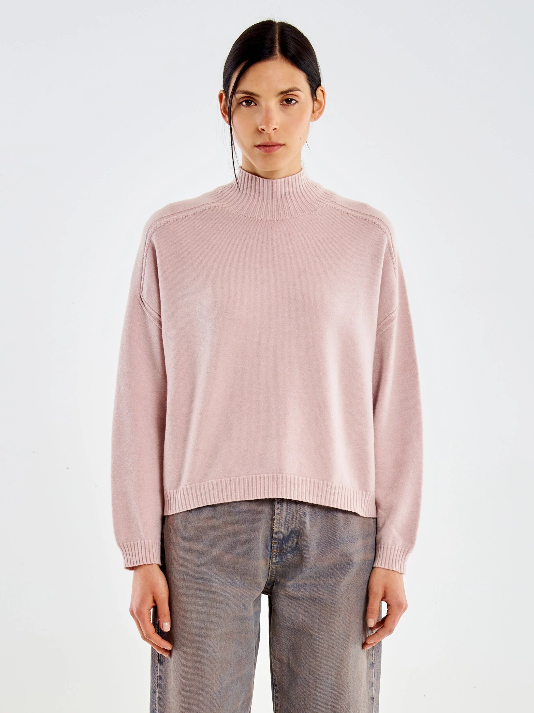 Rollkragenpullover aus Viskose Vicolo