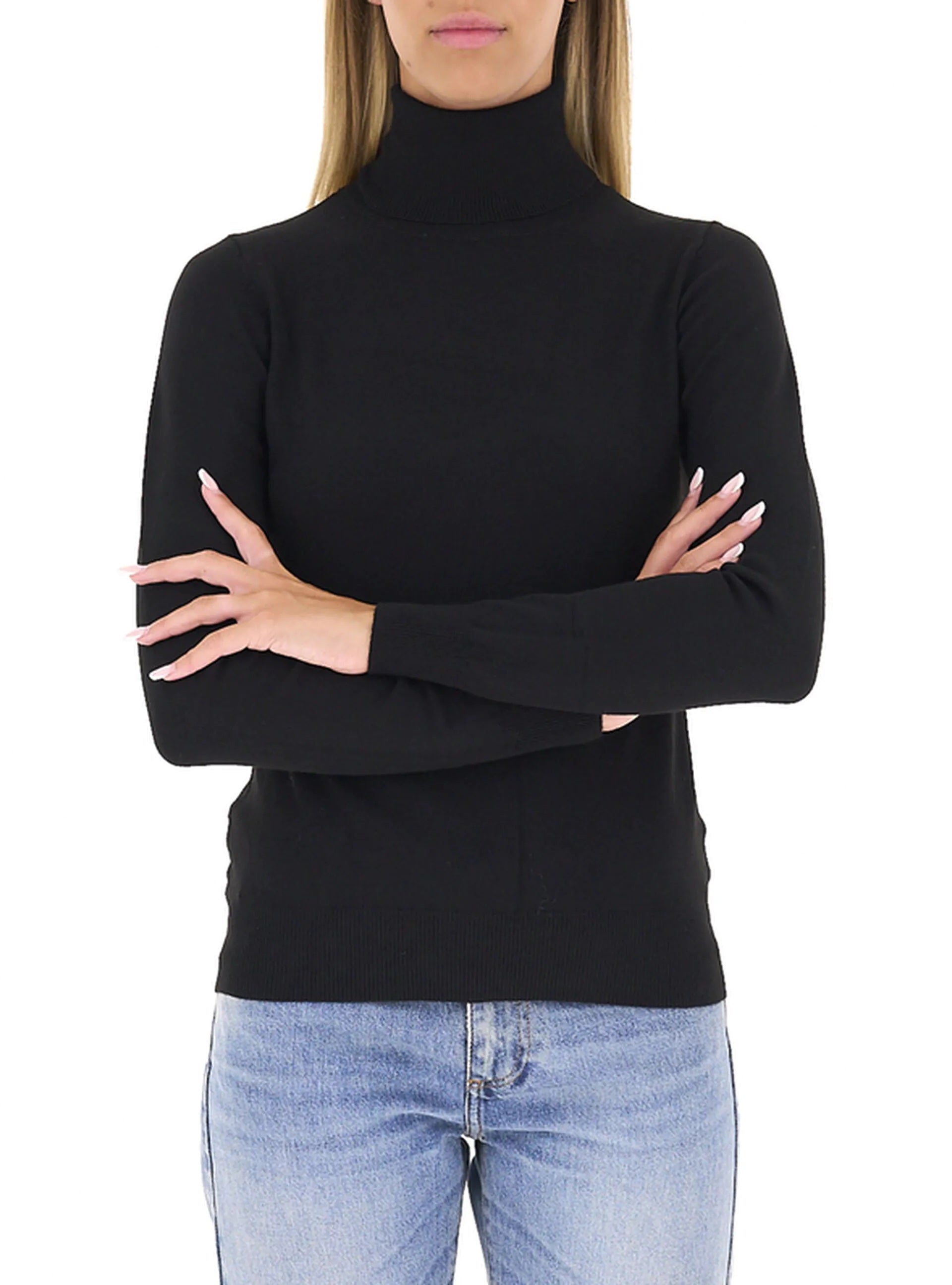 Vicolo viscose-blend turtleneck
