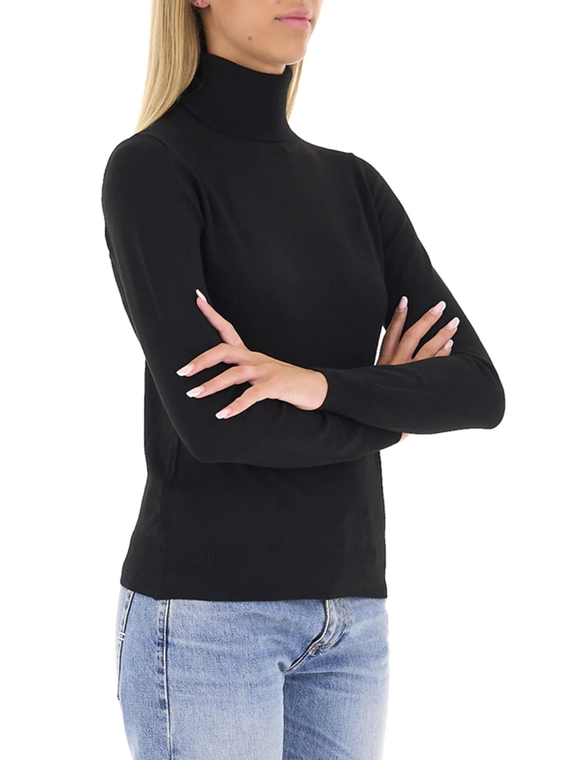 Vicolo viscose-blend turtleneck