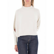 Vicolo viscose-blend mock-neck top