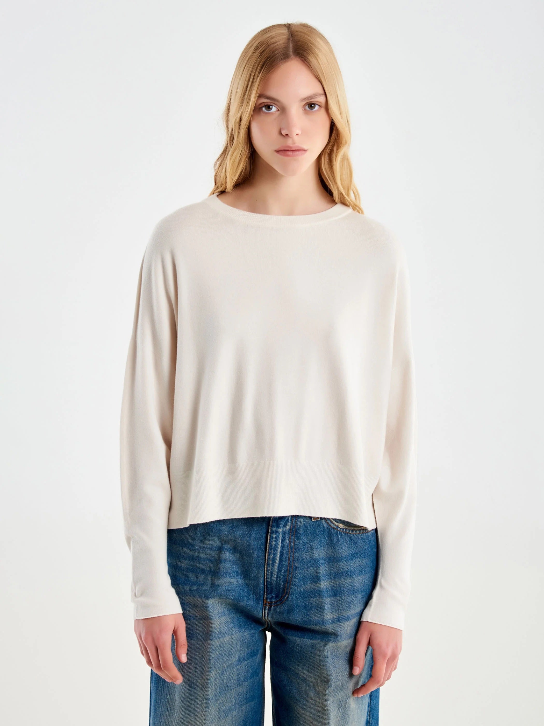 Rollkragenpullover aus Viskosemix Vicolo