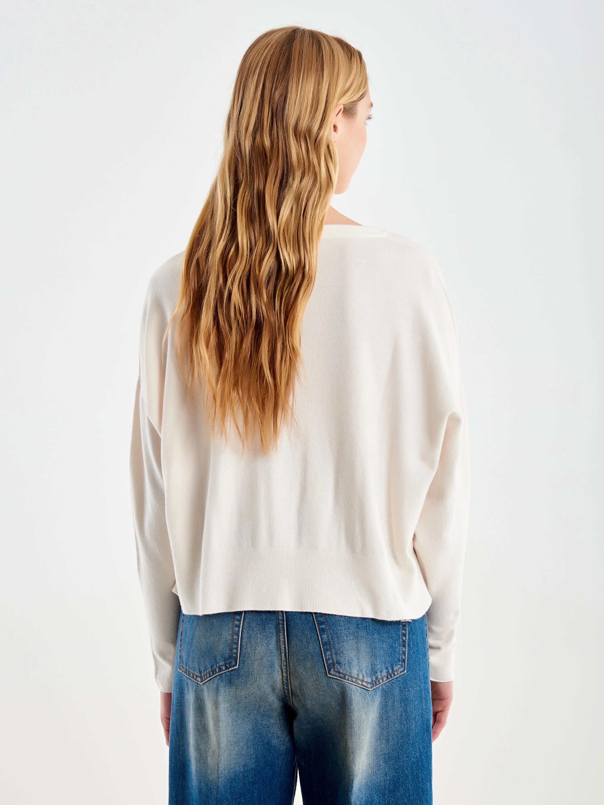 Rollkragenpullover aus Viskosemix Vicolo