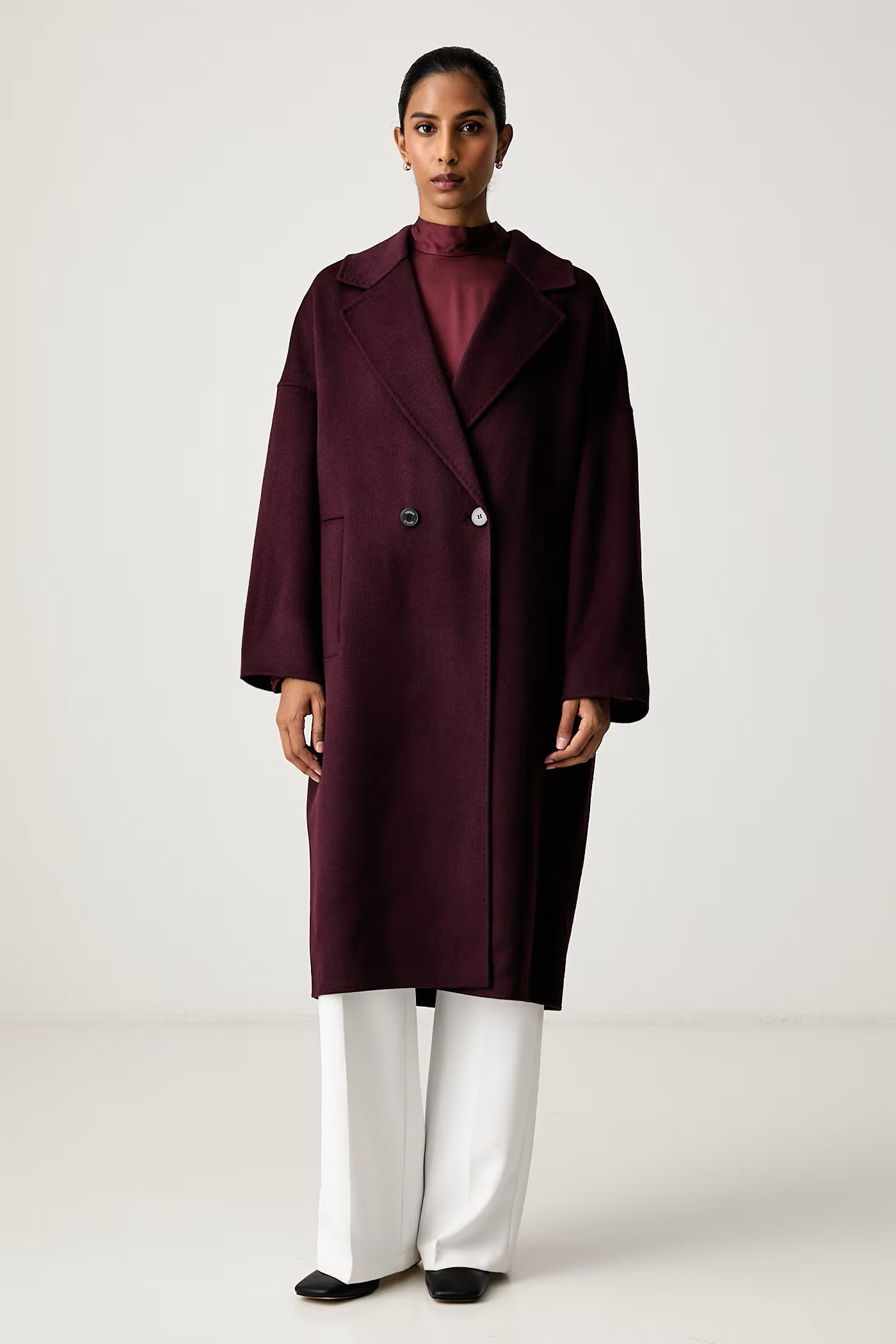 Vicolo wool-blend coat