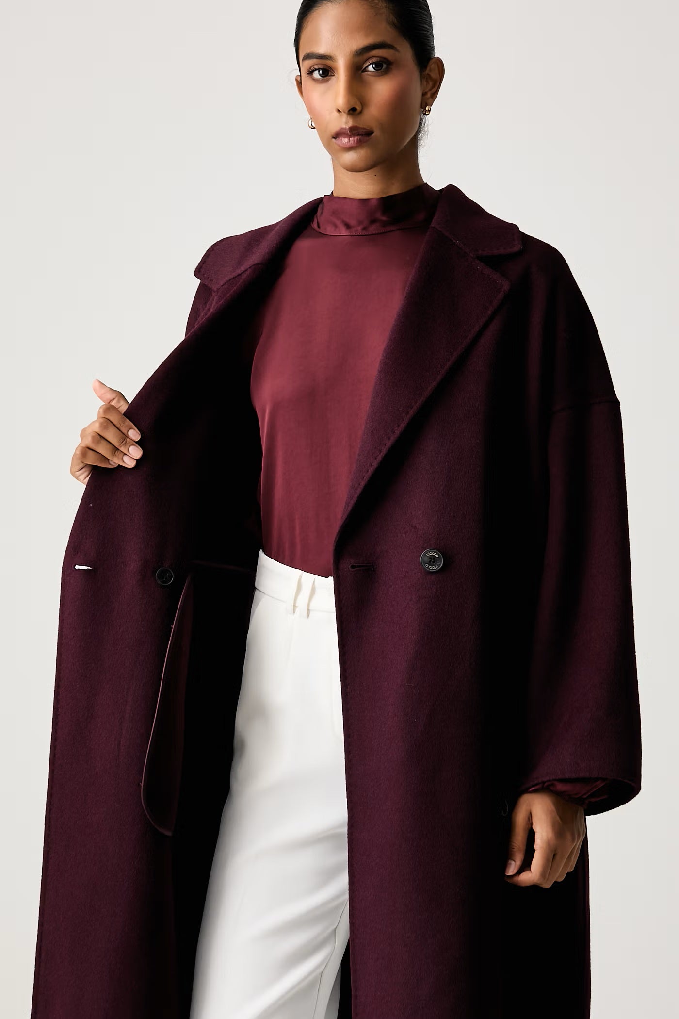 Vicolo wool-blend coat