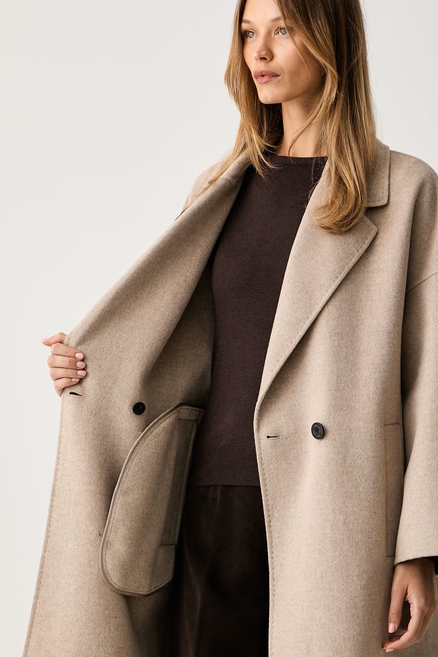 Cappotto in misto lana Vicolo