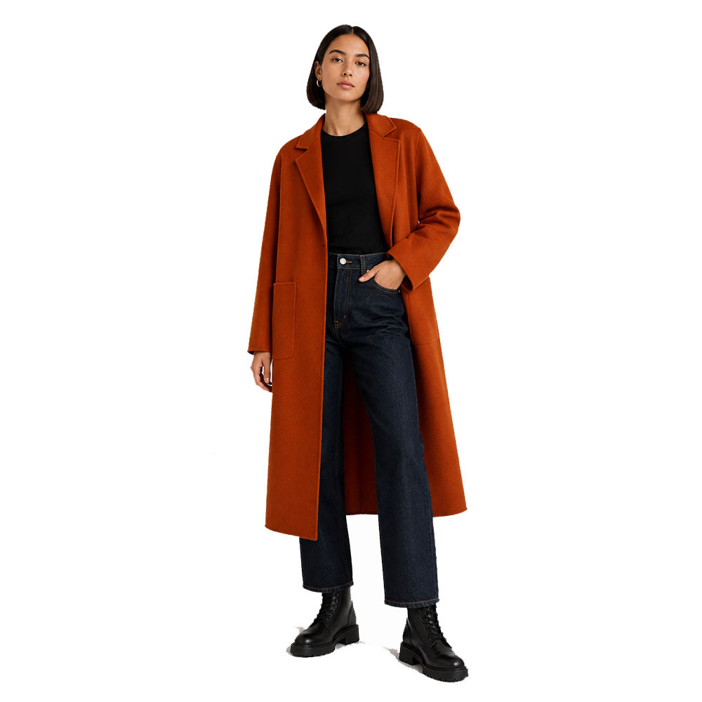 Cappotto lungo in misto lana Vicolo