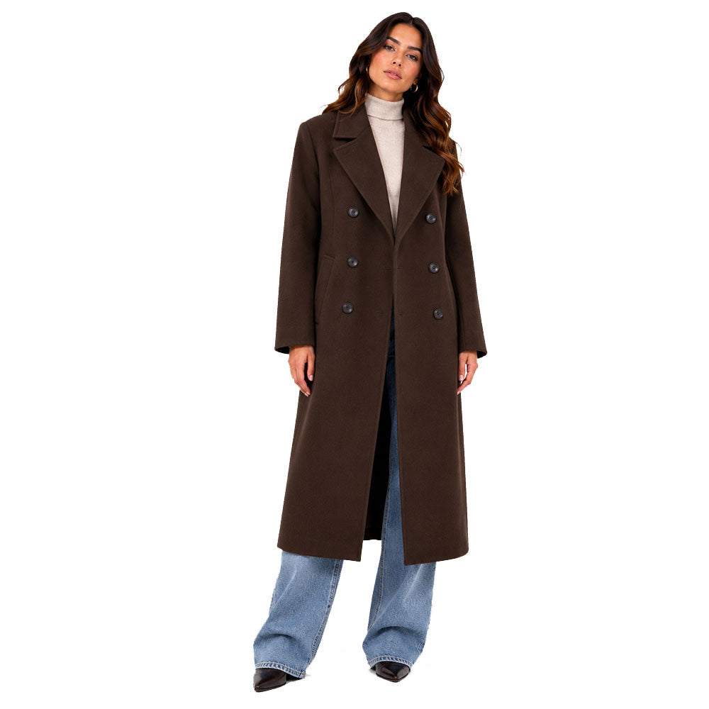 Cappotto lungo doppiopetto Vicolo