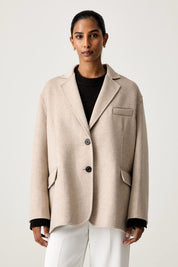 Cappotto corto in misto lana Vicolo