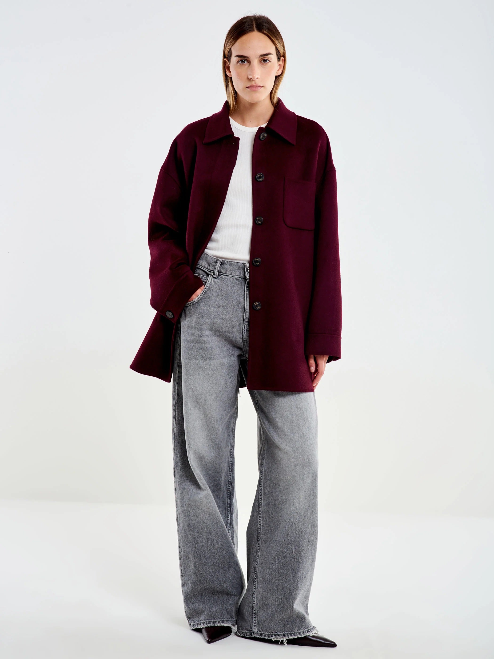 Over Shirt in misto lana Vicolo