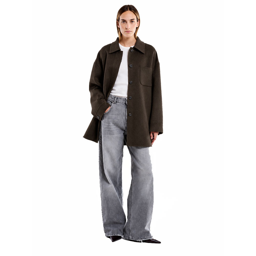 Over Shirt in misto lana