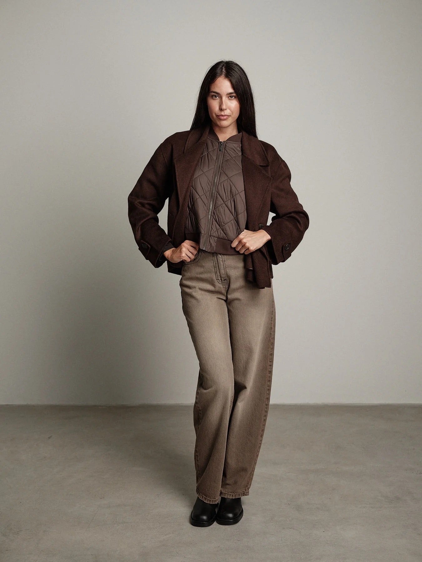 Vicolo down-filled coat