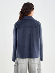 Vicolo Boxy Jacket with Collar