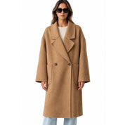 Cappotto doppiopetto in misto lana Vicolo