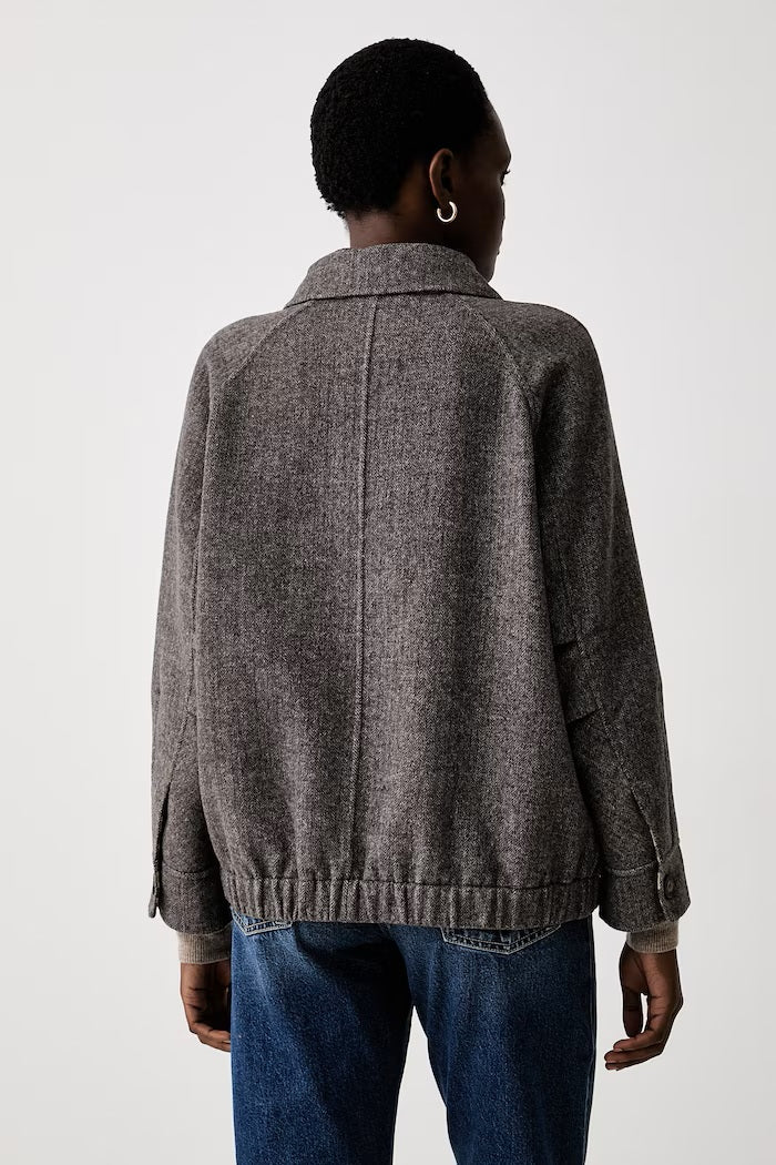 Vicolo Fur-Embroidered Coat Jacket