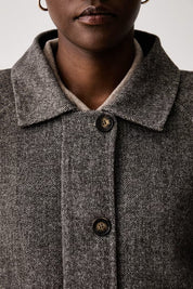 Vicolo Fur-Embroidered Coat Jacket