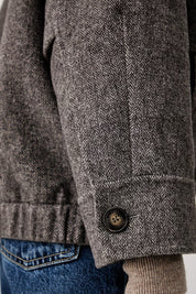 Vicolo Fur-Embroidered Coat Jacket