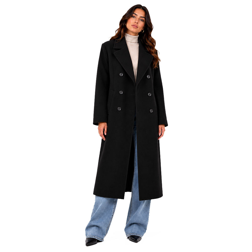 Cappotto lungo doppiopetto Vicolo