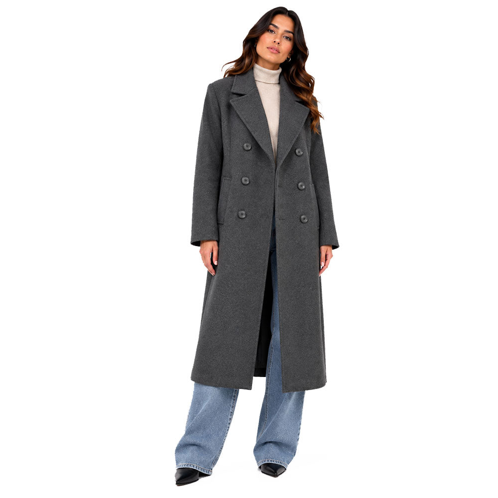 Cappotto lungo doppiopetto Vicolo