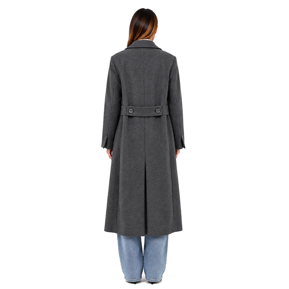 Cappotto lungo doppiopetto Vicolo