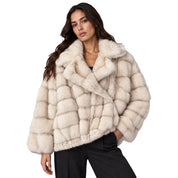 Bomber in ecopelliccia doppiopetto Anonyme