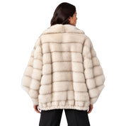 Bomber in ecopelliccia doppiopetto Anonyme