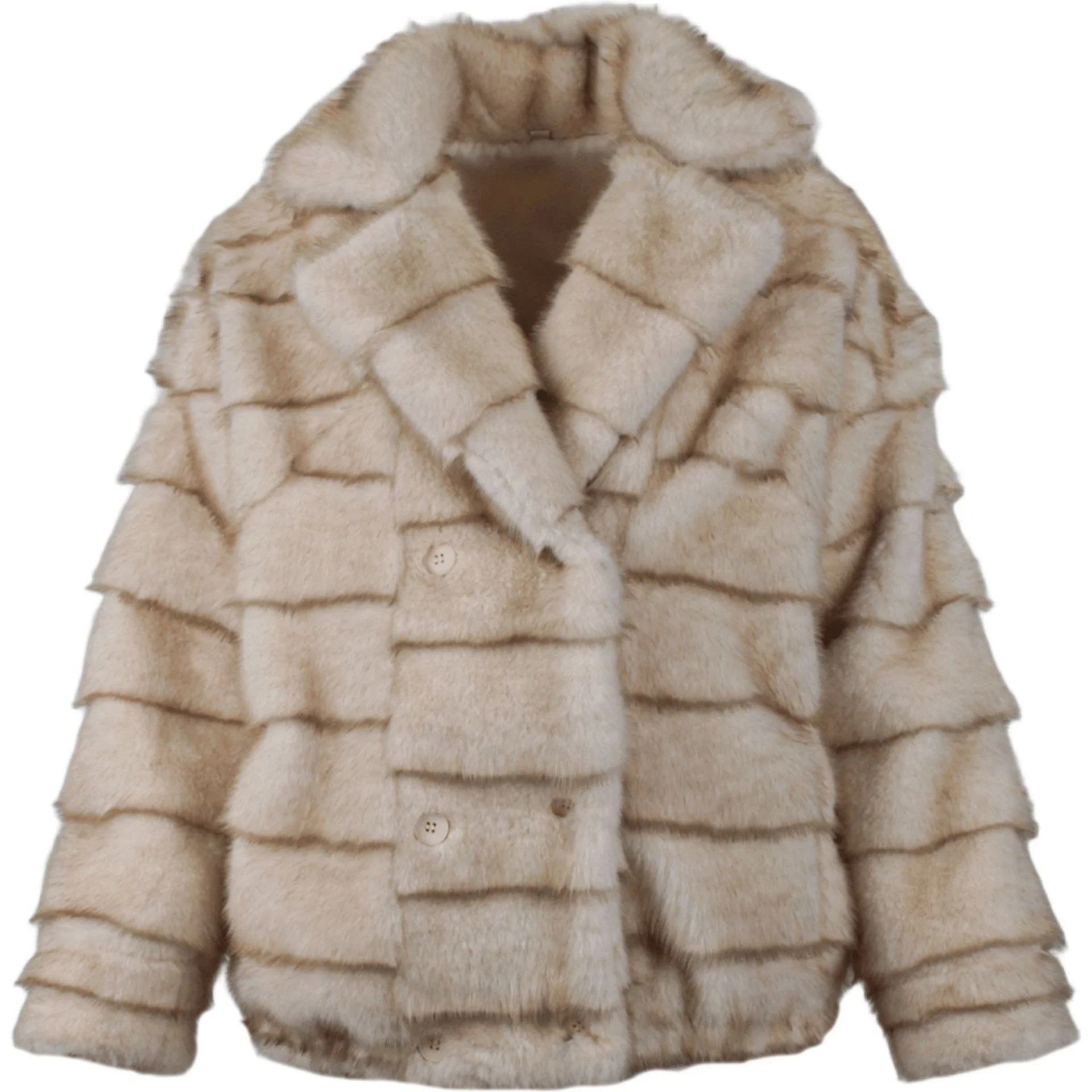 Bomber in ecopelliccia doppiopetto Anonyme